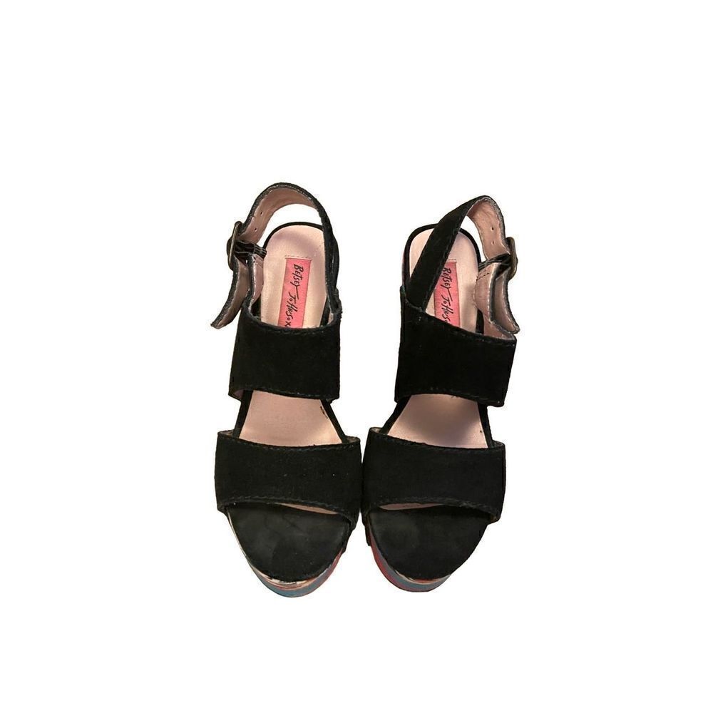 Betsey Johnson Wedge Sandals - 5.5